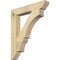 Ekena Millwork Balboa Slat Rough Sawn Bracket, Douglas Fir, 4"W x 26"D x 30"H BKT04X26X30BOA06RDF - alternate 1
